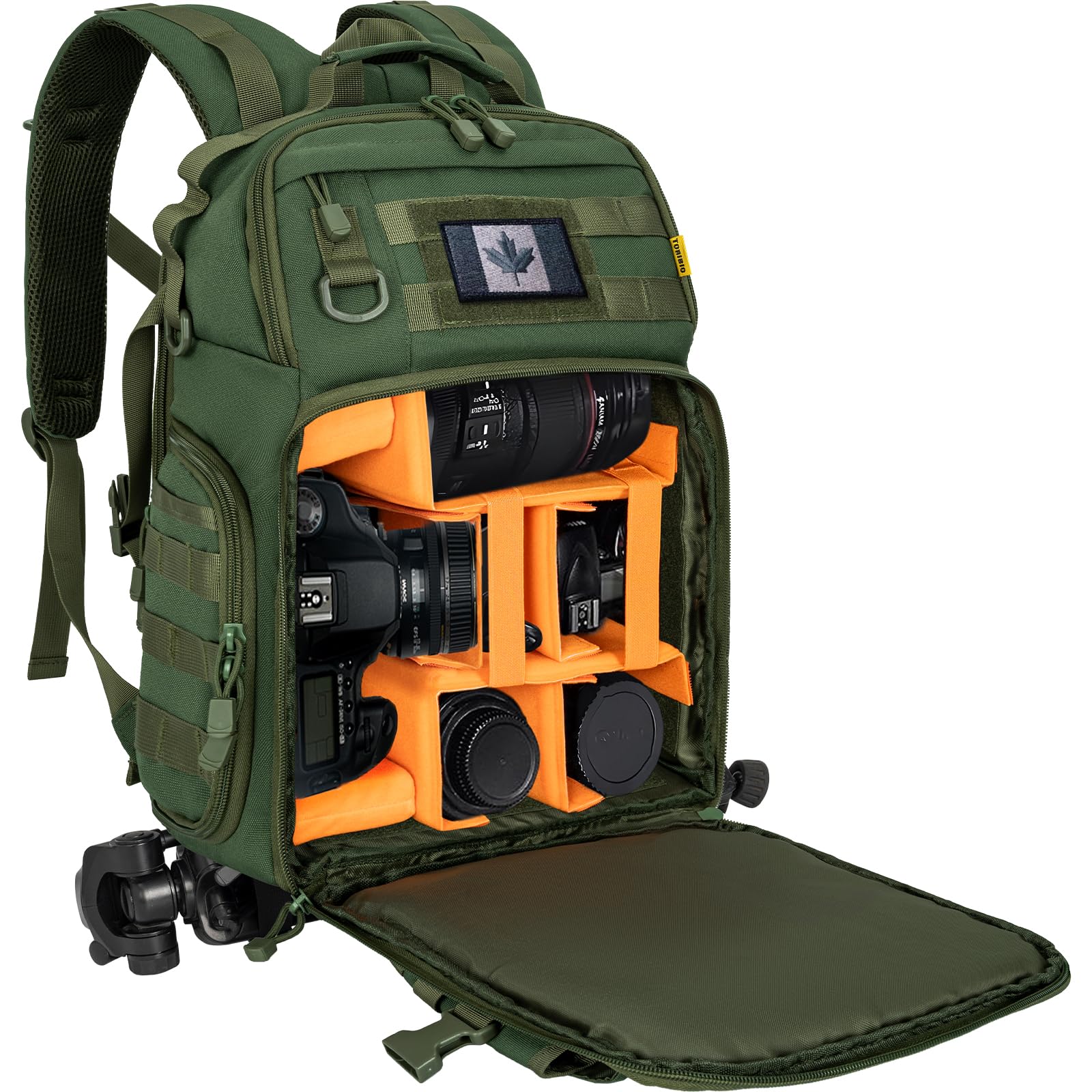 Camera Bag Backpack MOSISO Tactical Camera Backpack&Camera Sling