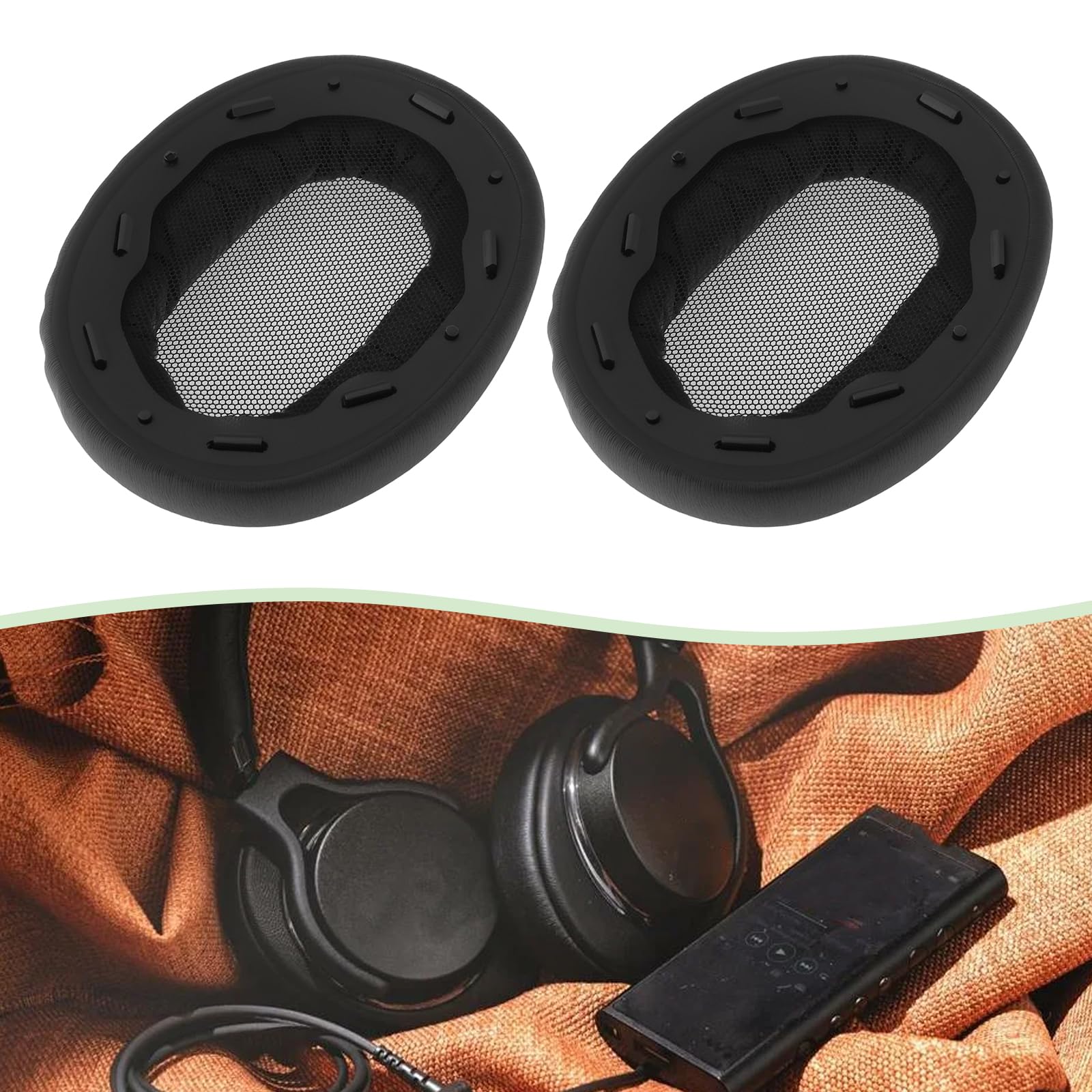 Amazon | OTOTEC プロテインレザー交換用イヤーパッド2個、高密度