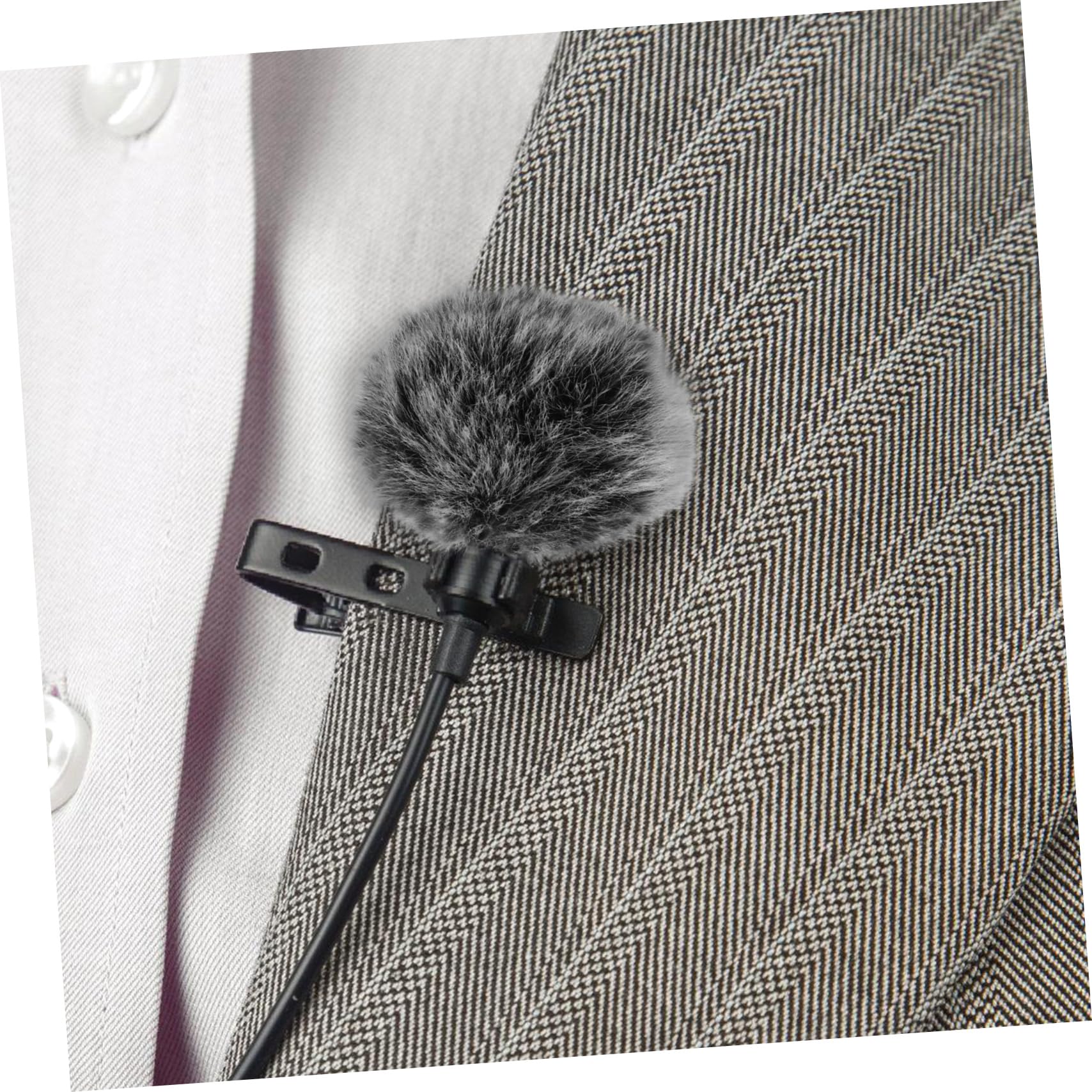 Windproof Furry Microphone Windscreen Cover Protective Ktv Singing Accessory Artificial Fur Muff