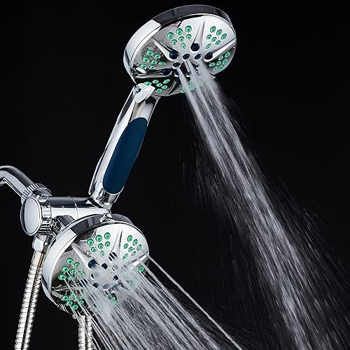 Miniatura 4 de HOTEL SPA Cabezales de ducha antiobstrucciones con rociador de mano de alta presión - Cabezal de ducha de 4.3 pulgadas, cabezal de ducha de mano de