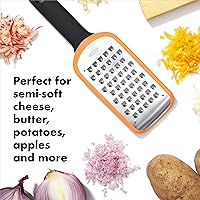 Vista 6 de OXO Good Grips - Rallador grueso grabado, color naranja