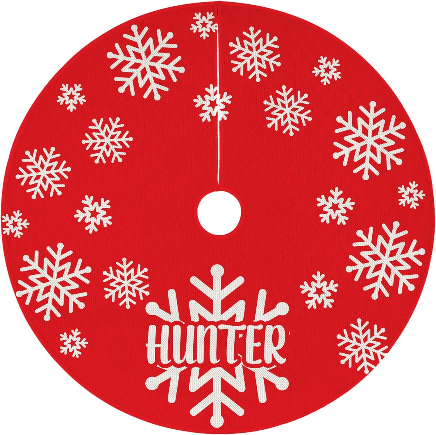 Let's Make Memories Personalized Christmas Tree Skirt - Family Christmas Decor - Christmas Tree Accessory Coordinates with Collection - Peanuts Gang Caroling