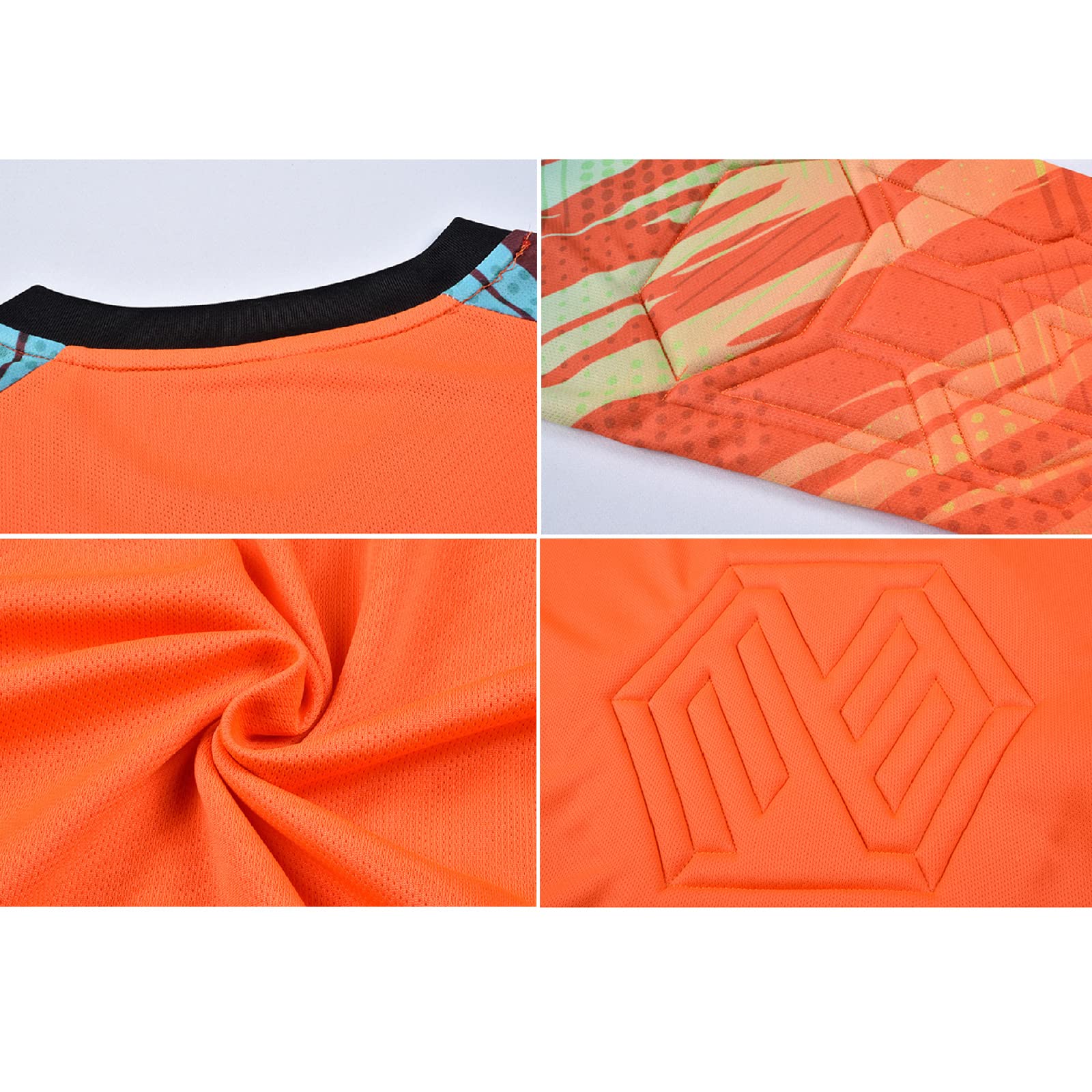 Maillot De Gardien But Enfants Adultes avec Nom Numéro Équipe Ensemble Maillots Personnalisés Domicile/extérieur Adulte Maillot, Rouge