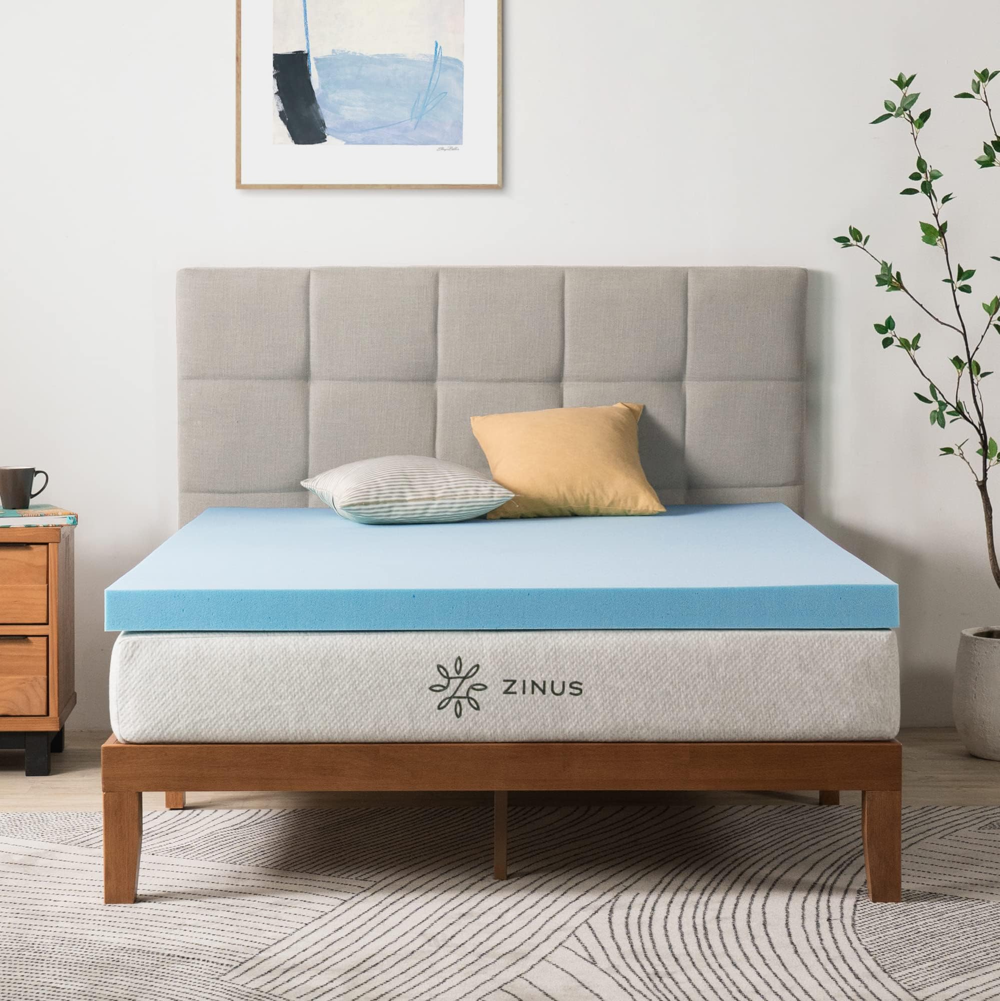 Surmatelas Mémoire de forme & Zonage de confort 90x190 cm Nuage | Maisons du Monde