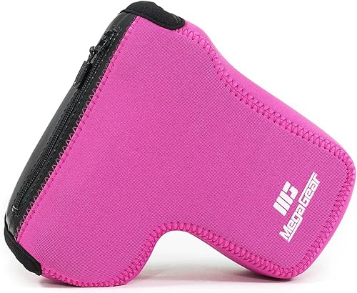 Miniatura 10 de MegaGear MG1500 Sony Alpha A6400, A6500 (0.709-5.315 in) Funda de neopreno ultra ligera para cámara - Gris