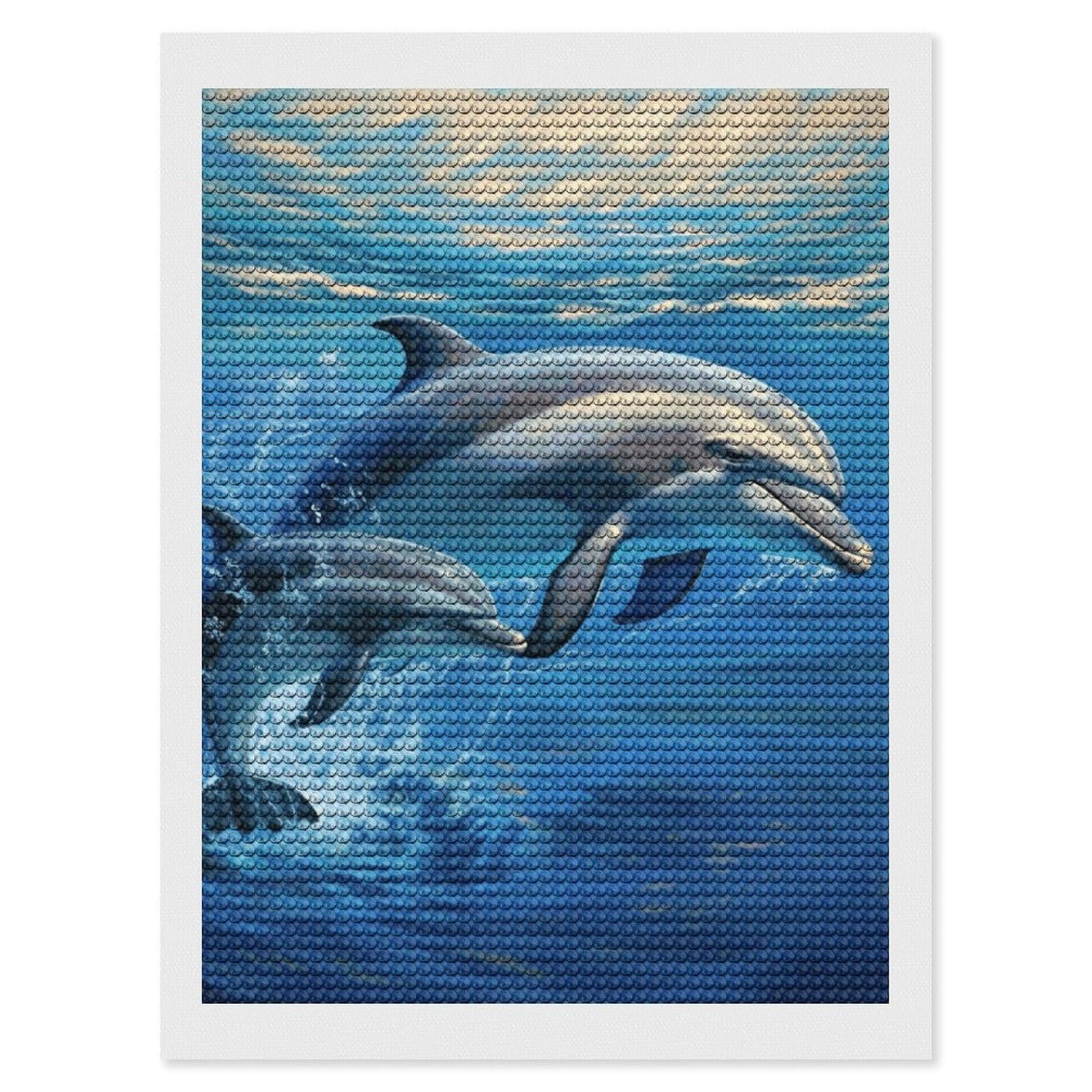 ダイヤモンドアートクラブ Tropical Dolphins Tropical Dolphins – Diamond Art Club