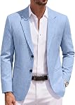 COOFANDY Men's Blazer Casual Slim Fit Sport Coats Two Button Lightweight Suit Jacket