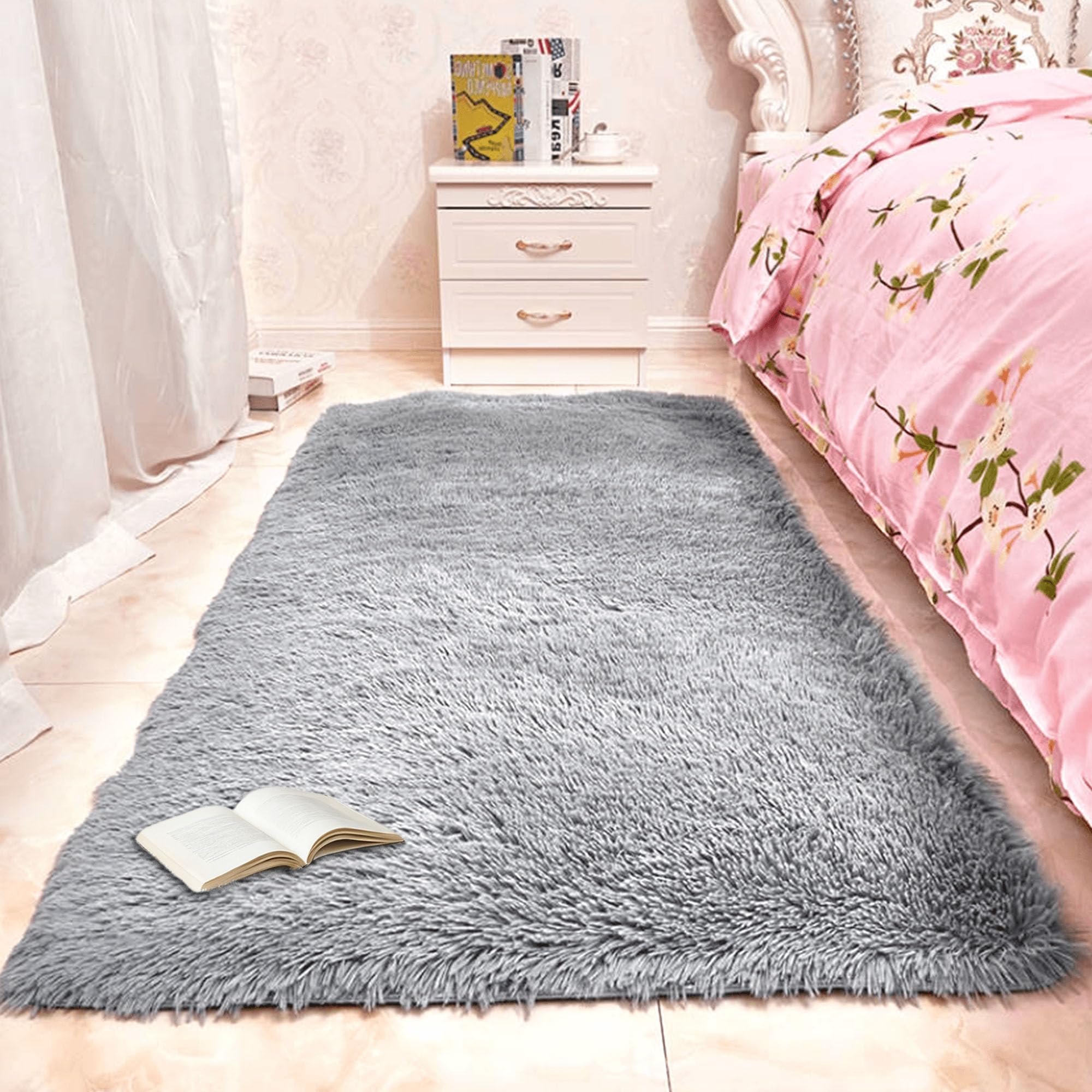 Tapis de salon moelleux et doux pour créer un cocon chaleureux