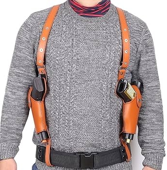 テストの為一度試着　ショルダーホルスター Amazon | Catsobat ショルダーホルスター エージェント FBI