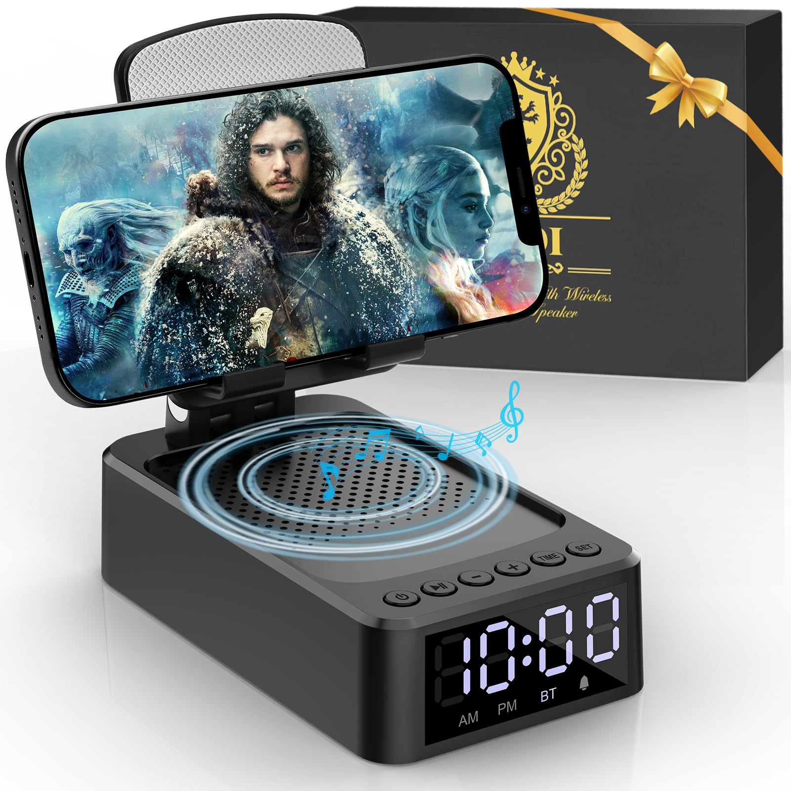ZOOI Geschenke für Männer, Männergeschenke Geschenke für Papa, Bluetooth Lautsprecher mit Handyständer, Geburtstagsgeschenk für Männe r Geschenk e Papa, Gadgets für Männer Adventskalender