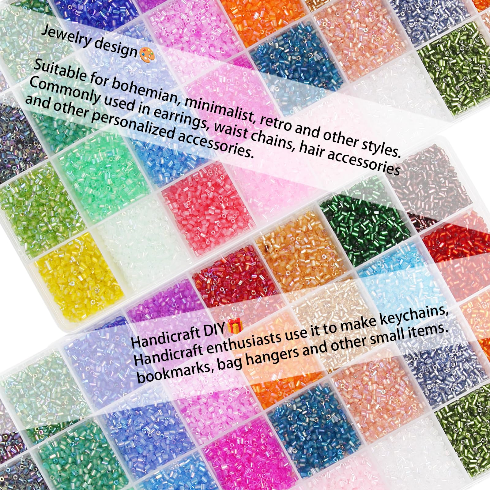 19200 Glass Seed Beads - Jewelry Making Kit -7