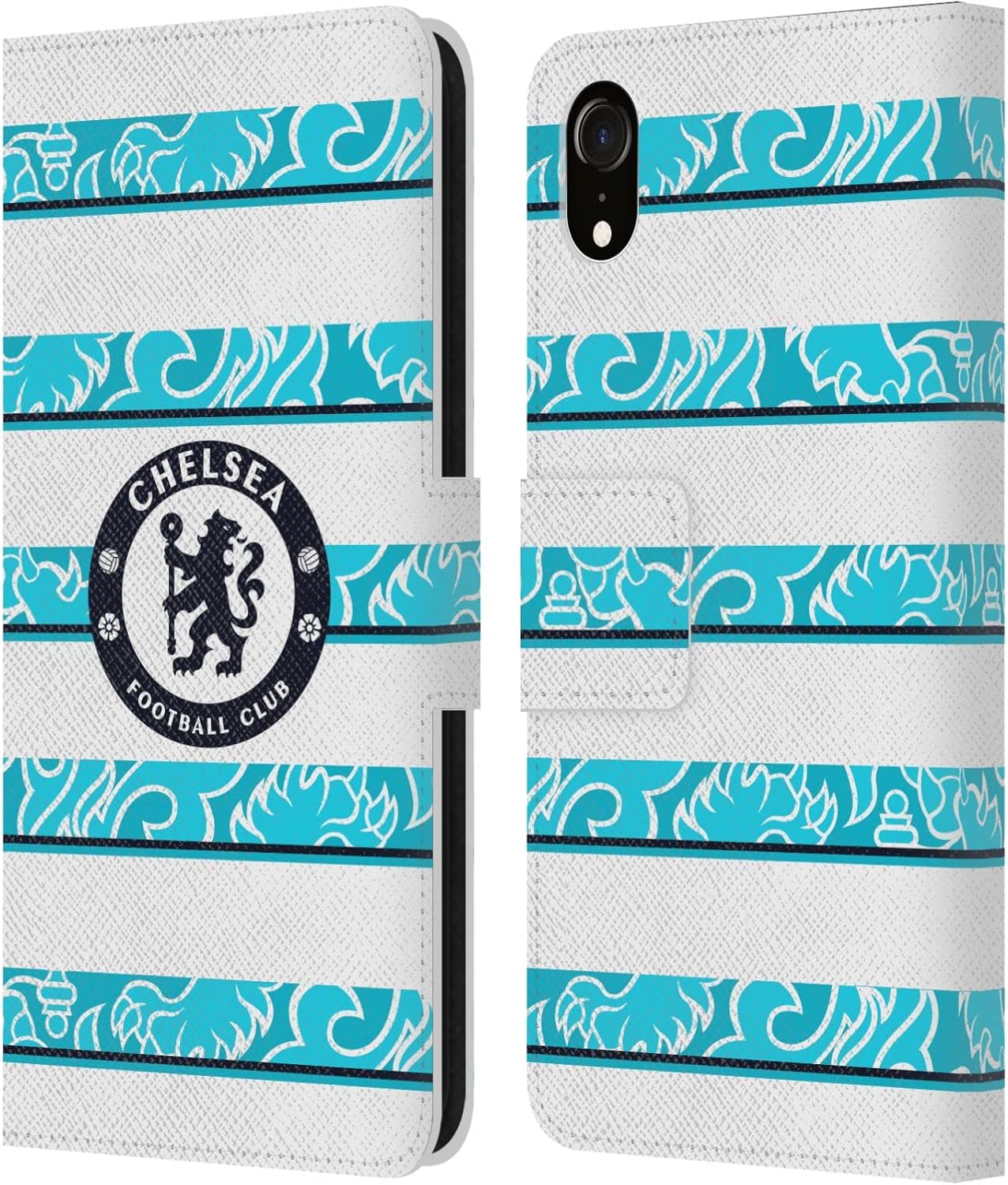 Head Case Designs Officially Licensed Chelsea Football Club Home 2022/23 Kit Leather Flip Case Compatible with Apple iPhone 11