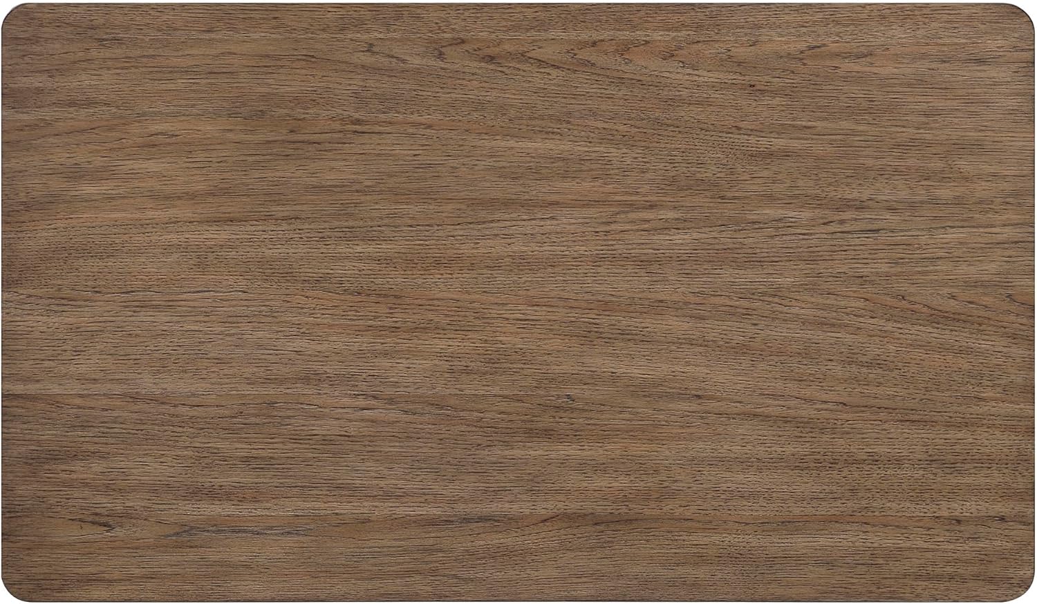 Lexicon Modern Rectangular Coffee Table, 48 Inch Wood Living Room Table, Walnut Veneer, Sturdy Geometric Wood Base, for Living Room/Lounge/Office/Waiting Area, Easy Assembly, Light Brown