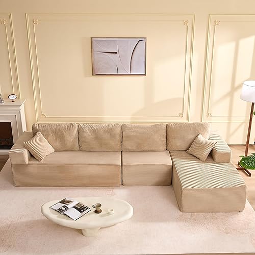 Miniatura 12 de Sillón tumbona, sofá deshuesado para sala de estar y dormitorio, juego de sofás cama sillas de lectura, de pana, color gris