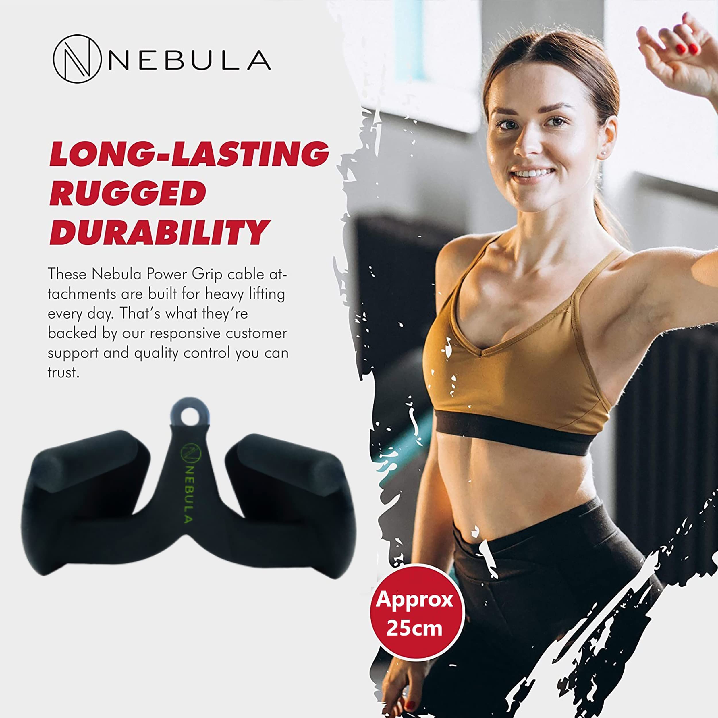 Poignées De Traction Pour Machine à Câble - Barre Latérale Pour Dos, Biceps, Triceps - Confort Ergonomique