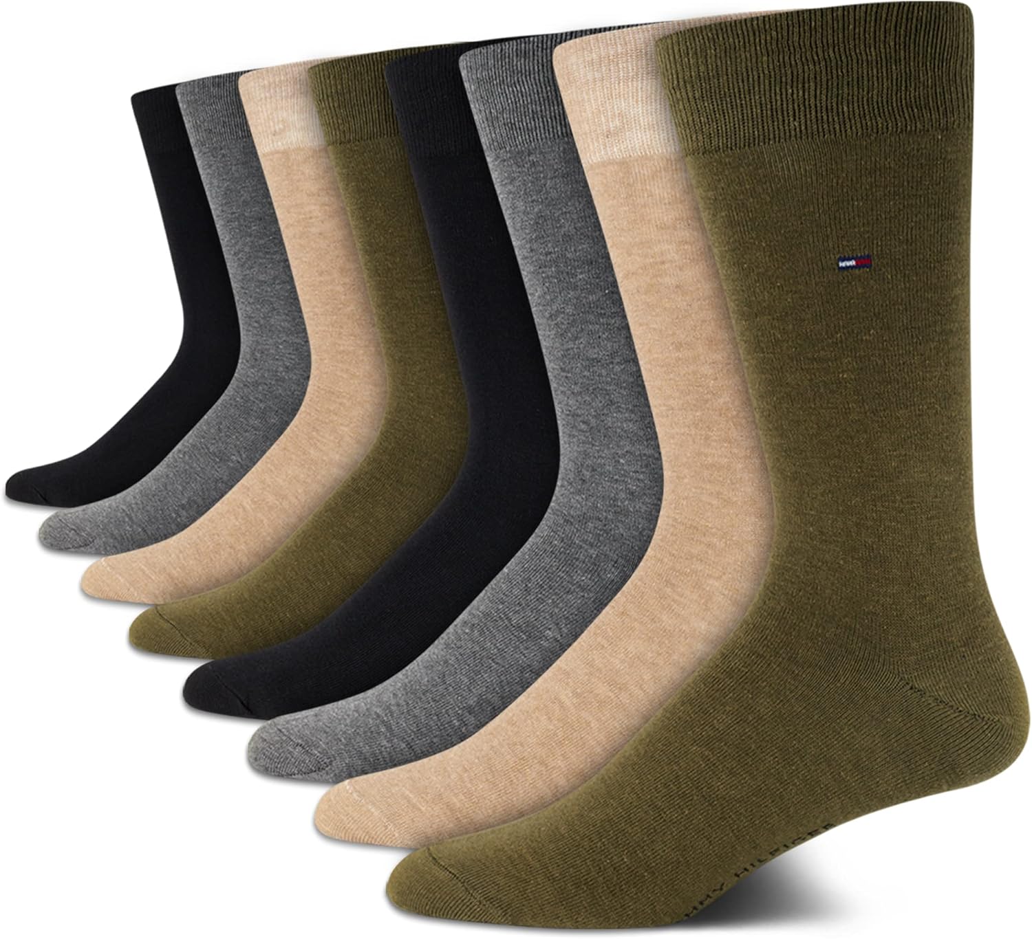 Tommy Hilfiger Men's Dress Socks (8-Pack)