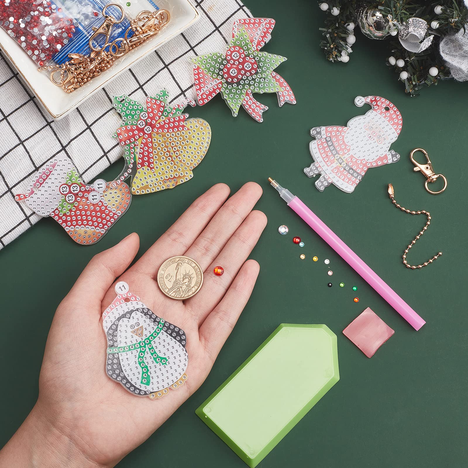 Amazon | SUNNYCLUE 1箱7個 クリスマス ダイヤモンドアート