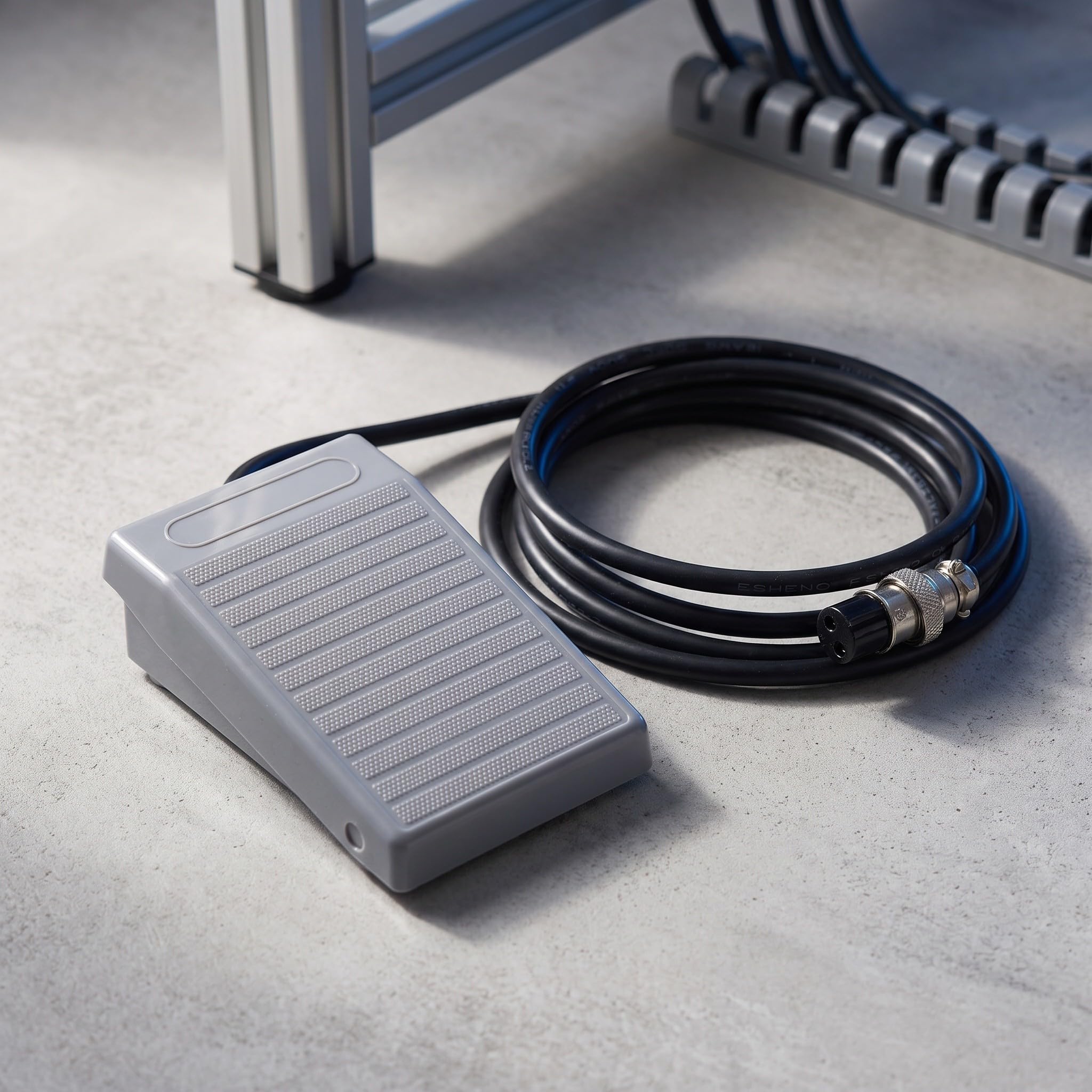 Veemoon Rutschfester Metall-Fußpedalschalter für industrielle