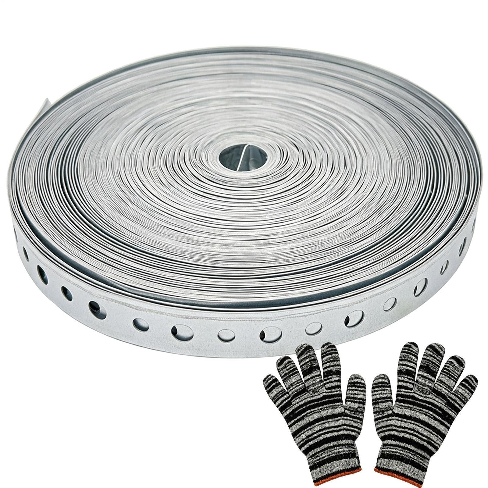 Fascetta Forata Zincata Tagliabile da 24 Gauge