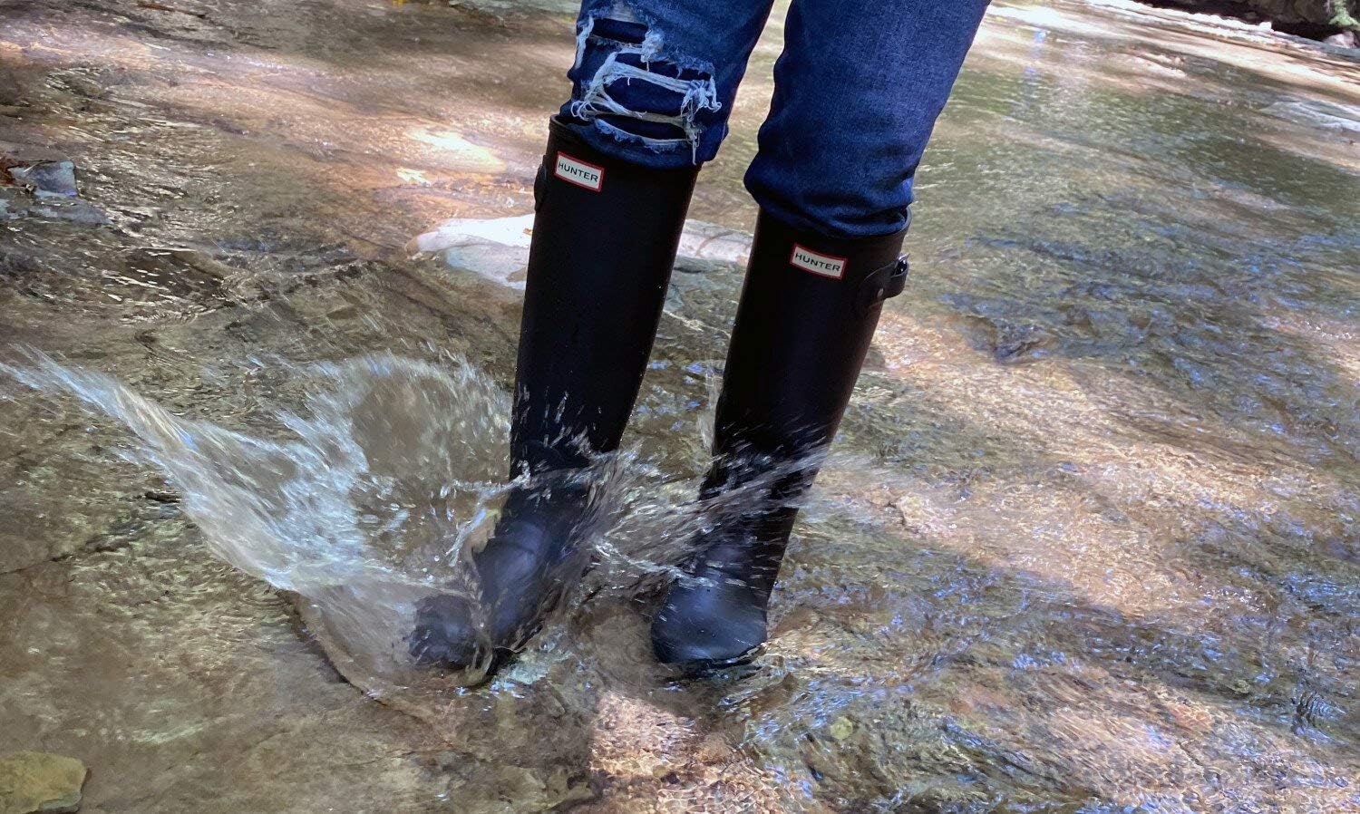 hunter welly boot bolsa