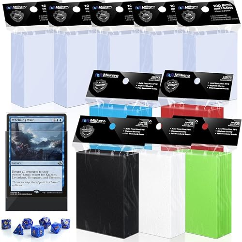 Miniatura 8 de 1000 fundas negras para tarjetas intercambiables, fundas de tarjetas mate compatibles con MTG, tarjetas de béisbol, tarjetas deportivas, tarjetas de