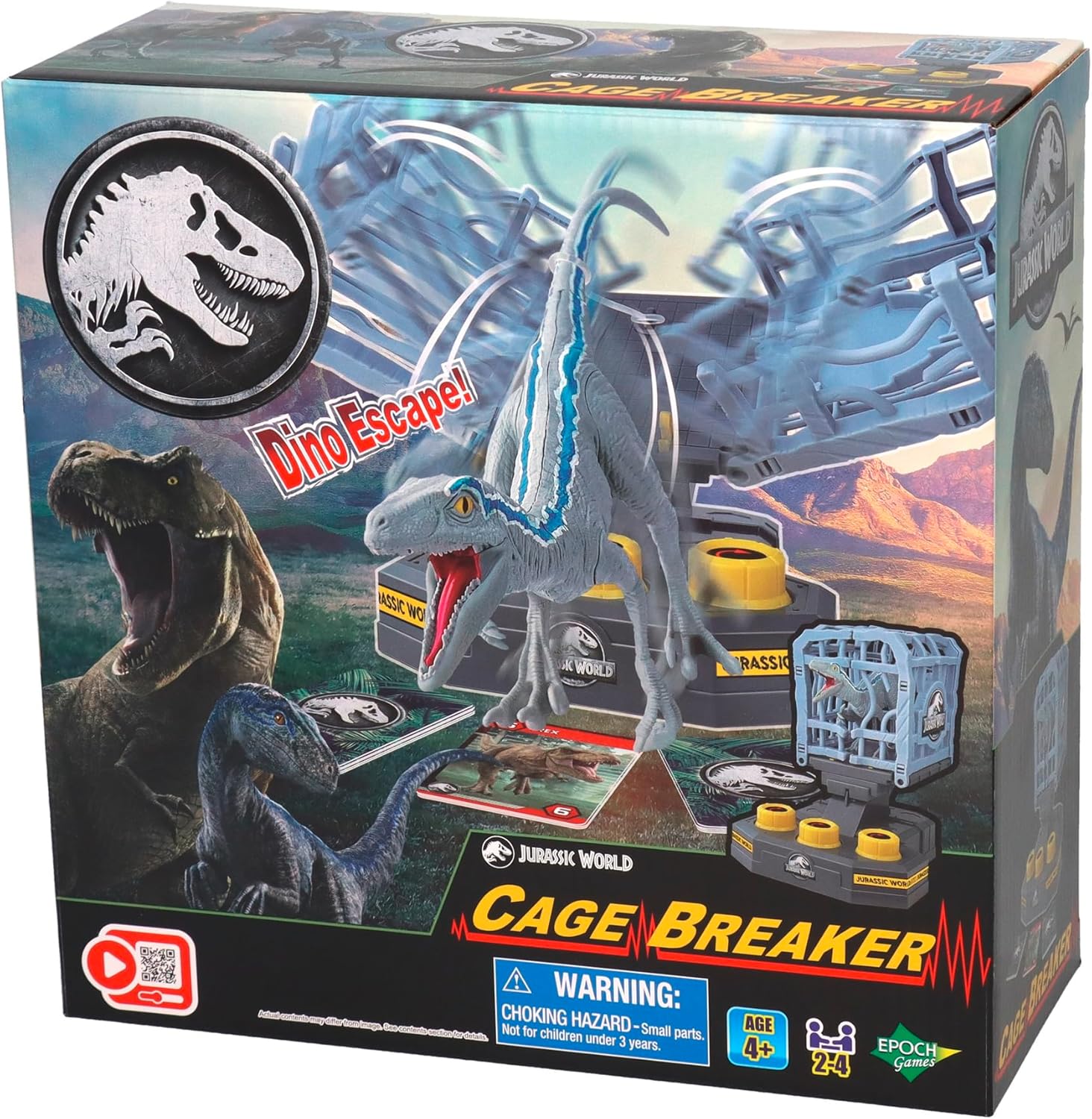 EPOCH Games - 7523 Jurassic World Cage Breaker Action Game