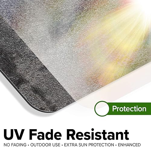 Miniatura 1192 de My Sign Center - Letrero personalizado, 11 colores de fuente, 13 estilos de fuente, 4 opciones de agujero, 22 tamaños, 8 x 32 pulgadas, sin óxido,