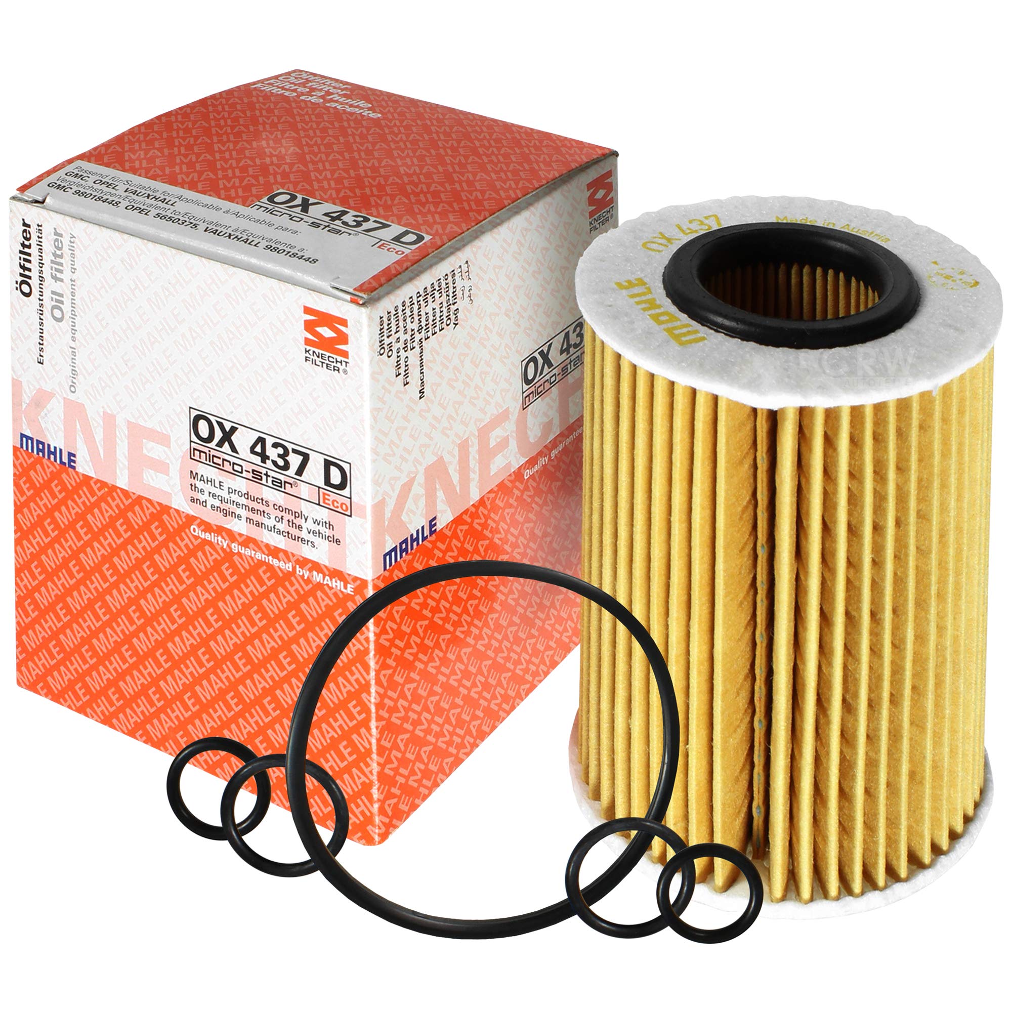 Paquete de inspección Kit de mantenimiento con filtro de aceite OX 437D, filtro de aire LX 1926, filtro de combustible KX 231D, tornillo de cierre