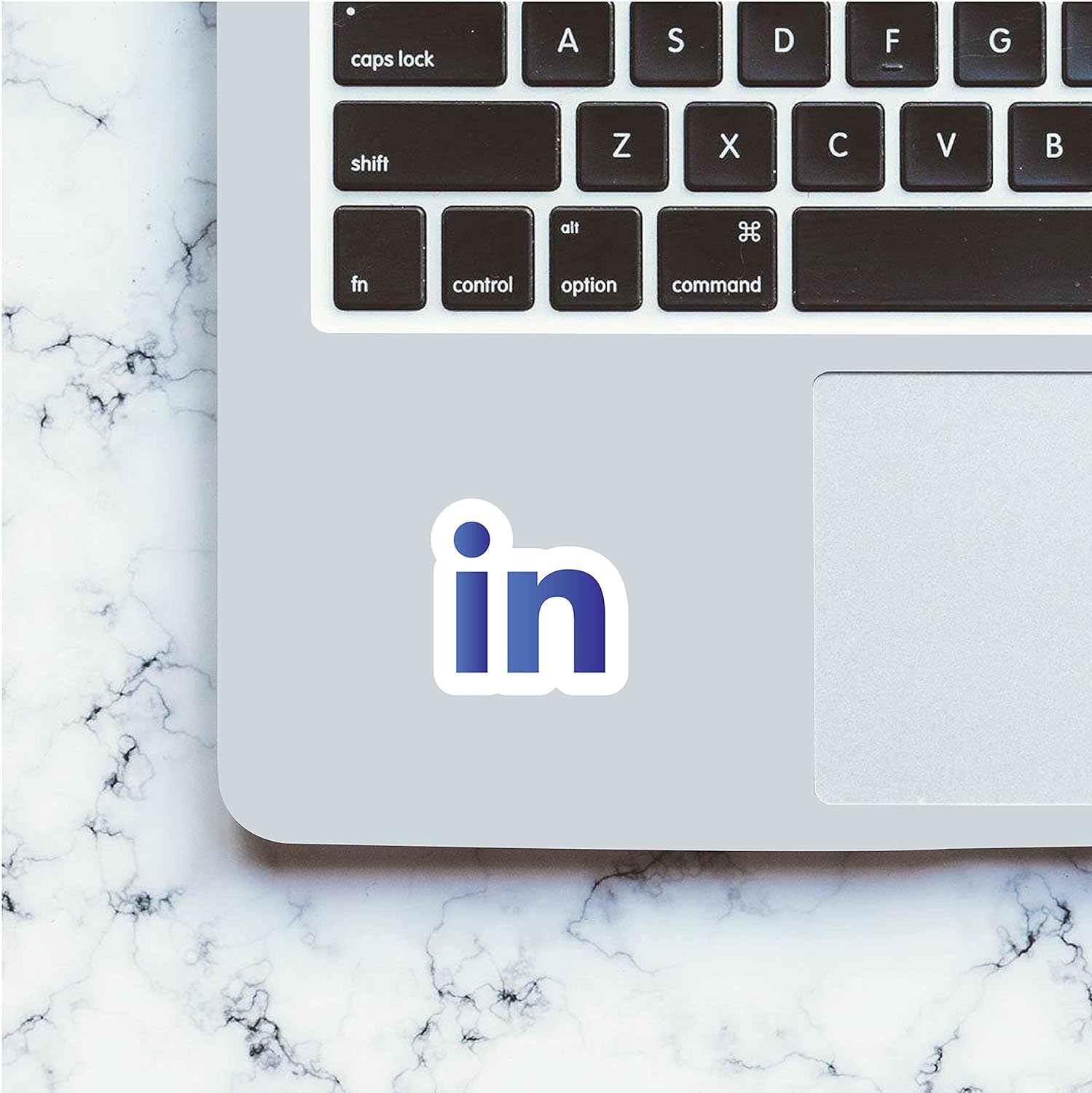 woopme LinkedIn Logo Laptop Stickers for Kids Girls Boys Developers Programmers Vinyl Printed All Laptops Bottles Cars Bikes Stickers Multicoloured