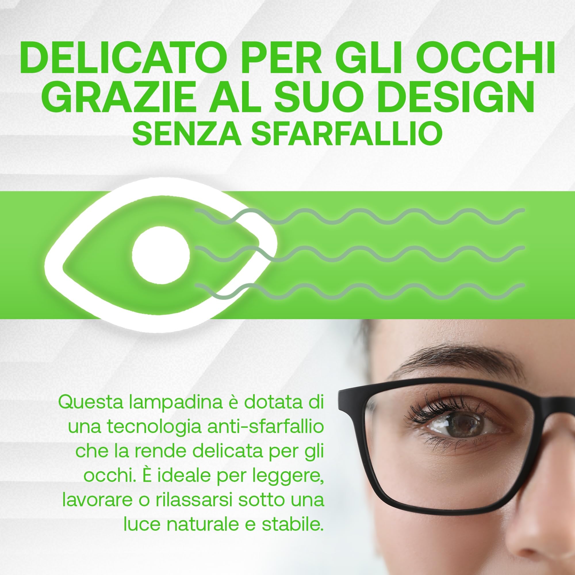 greenandco 10 Lampadine GU10 LED 3000K | sostituisce 44W | bianco caldo 3000K | 2.5W 450lm | 100° | senza sfarfallio | classe di efficienza energetica A | lampadina LED 230V | non dimmerabile