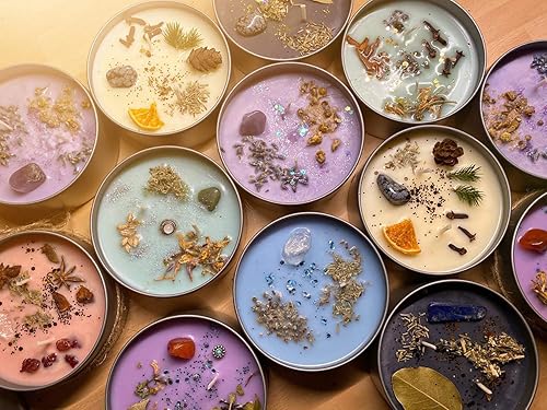 Miniatura 8 de Tarros de velas con tapas para hacer velas, 48 recipientes de velas de metal vacíos plateados, tarros de velas para hacer velas, artes y