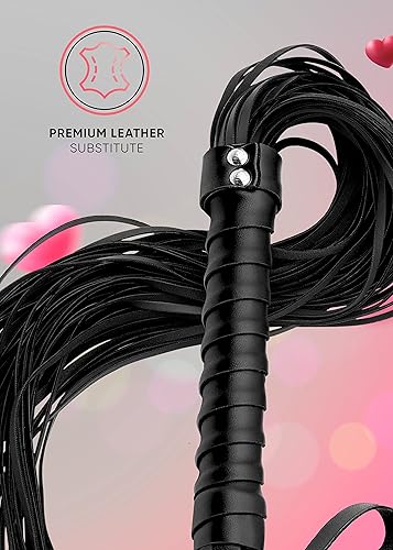 Miniatura 3 de Sex Whip 18 "Black Flogger 27" BDSM Starter kit floggers y paletas y látigos Sexo