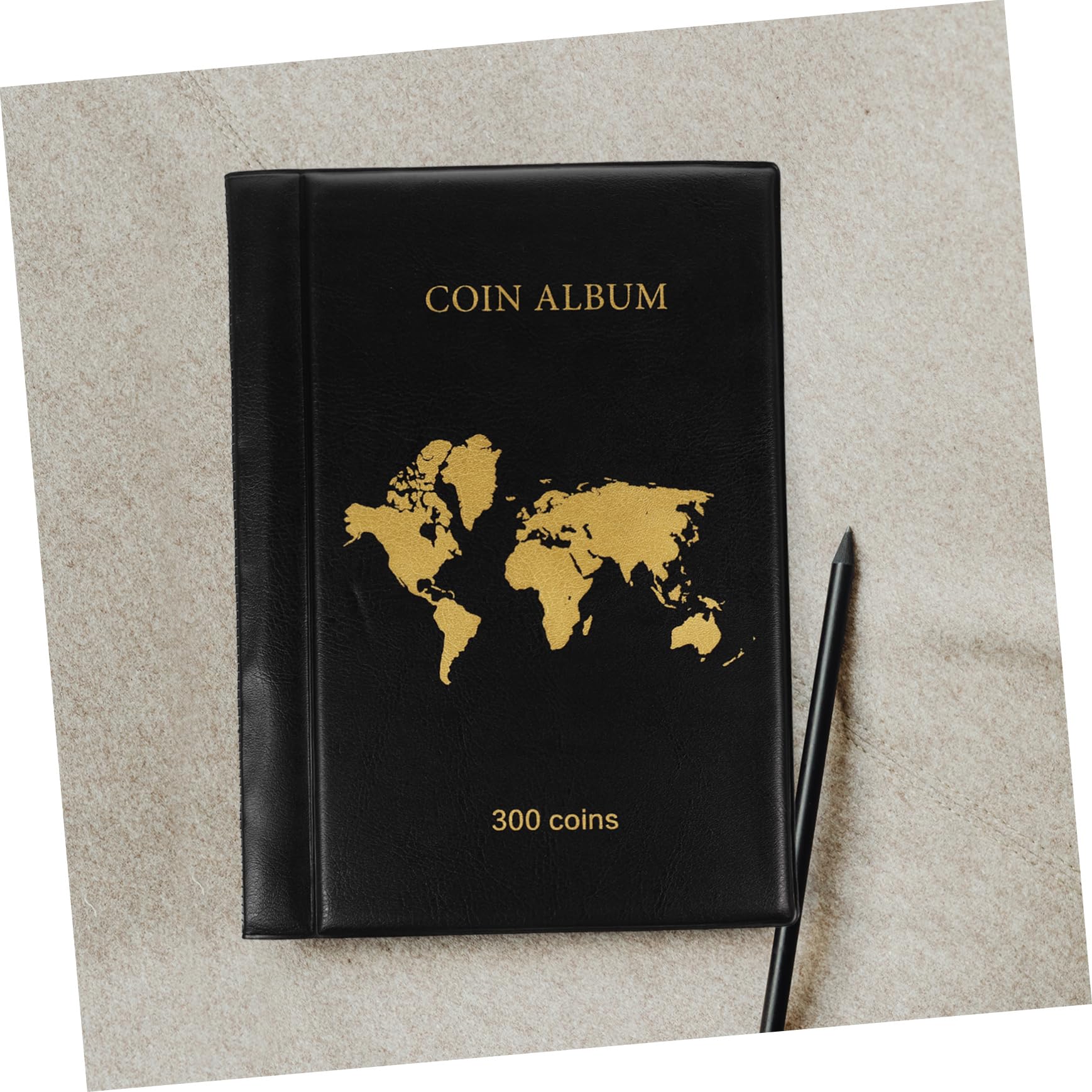 ibasenice Album per Monete da Collezione Grandi Design Trasparente Raccoglitore Sicuro Materiale PVC Resistente per Collezionisti di Monete e Carta Moneta
