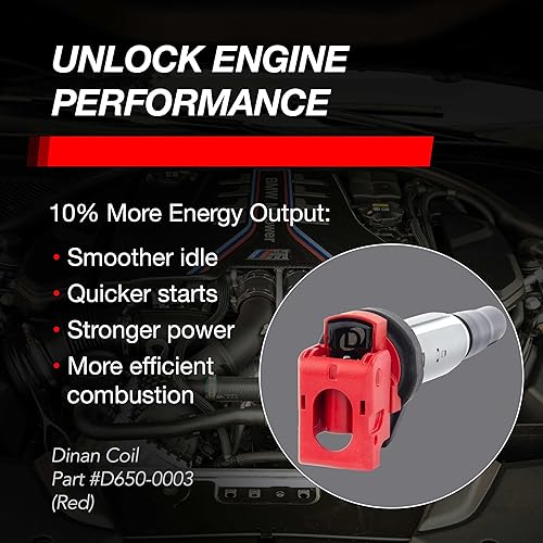 Miniatura 2 de Dinan D650-0003 Bobina de encendido Serie N Estilo Rojo