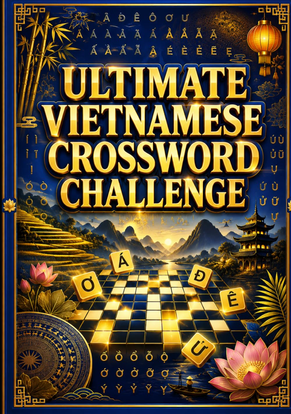 Ultimate Vietnamese Crossword Challenge: Improve Vocabulary, Memory, Focus & Logical Thinking While Enjoying Authentic Vietnamese Crosswords
