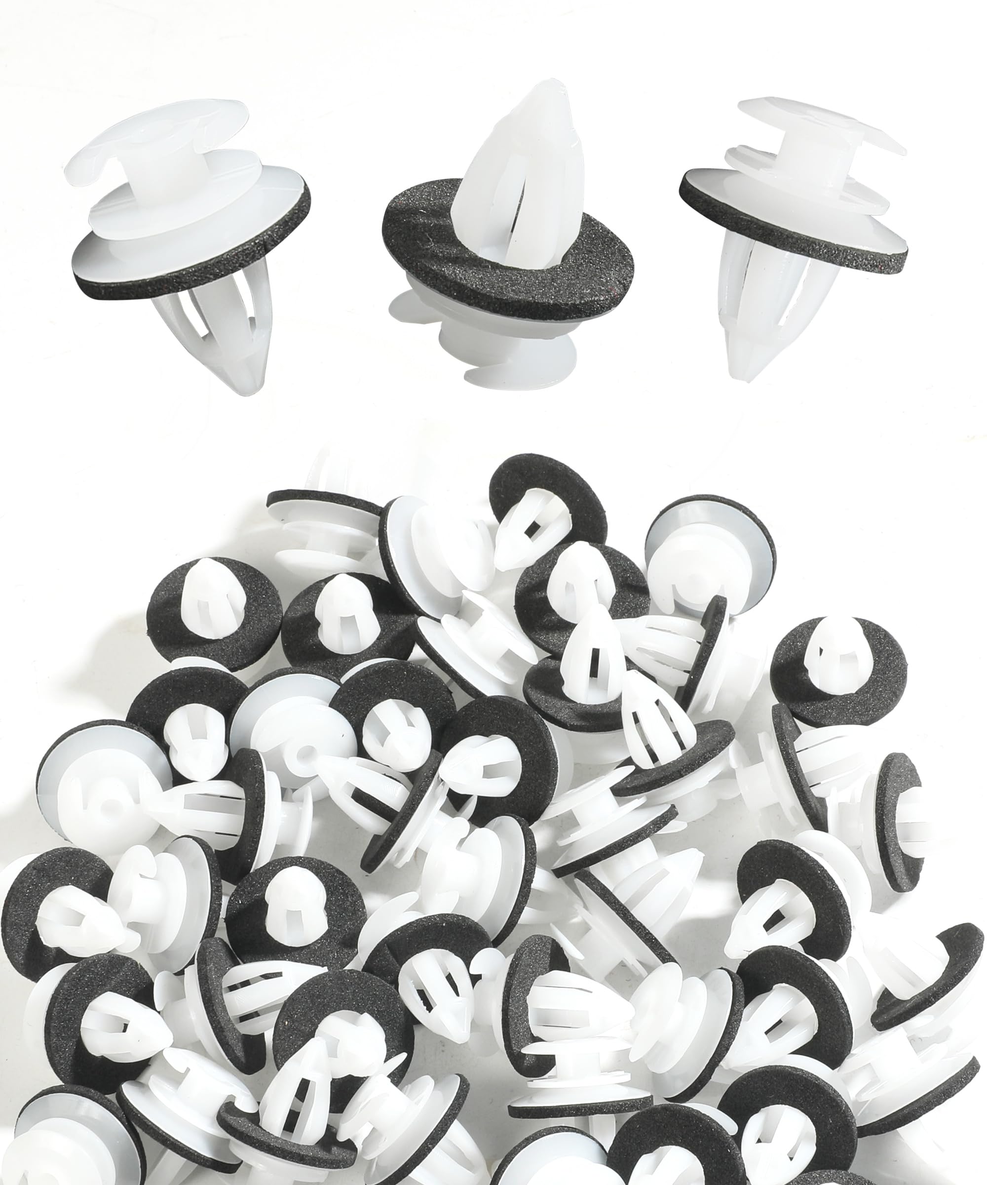 100 PZ Clips Plastico Clip per Pannello Porta Paraurti Tri Pannello Clip Clip di Fissaggio Auto
