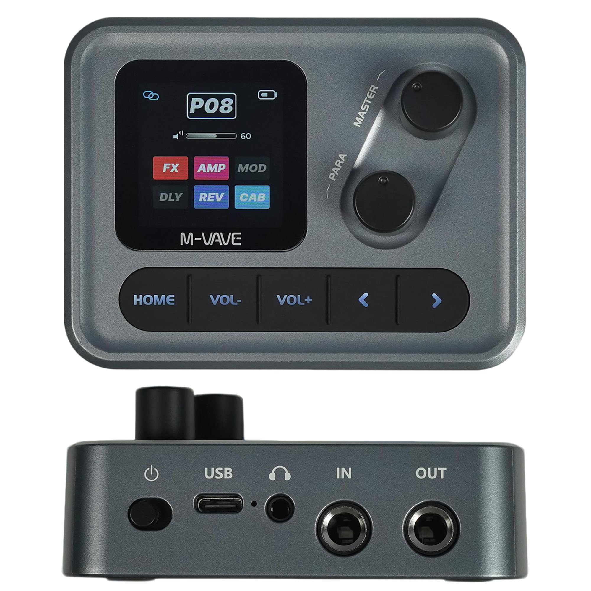 ギター M-VAVE Pocket Amp Amazon.com: M-VAVE Pocket AMP Multi Effects Pedal Processor with 6