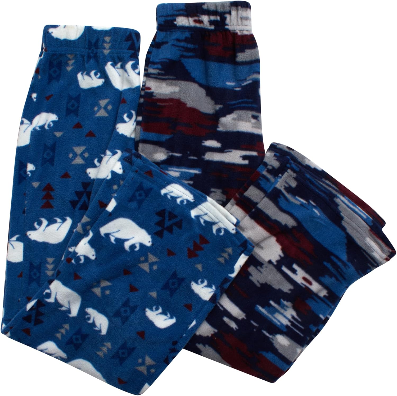 Eddie Bauer Boys' Pajama Set - 4 Piece Matching Fleece Graphic Pajama Tops and Pajama Pants for Boys (Sizes: XS-L)