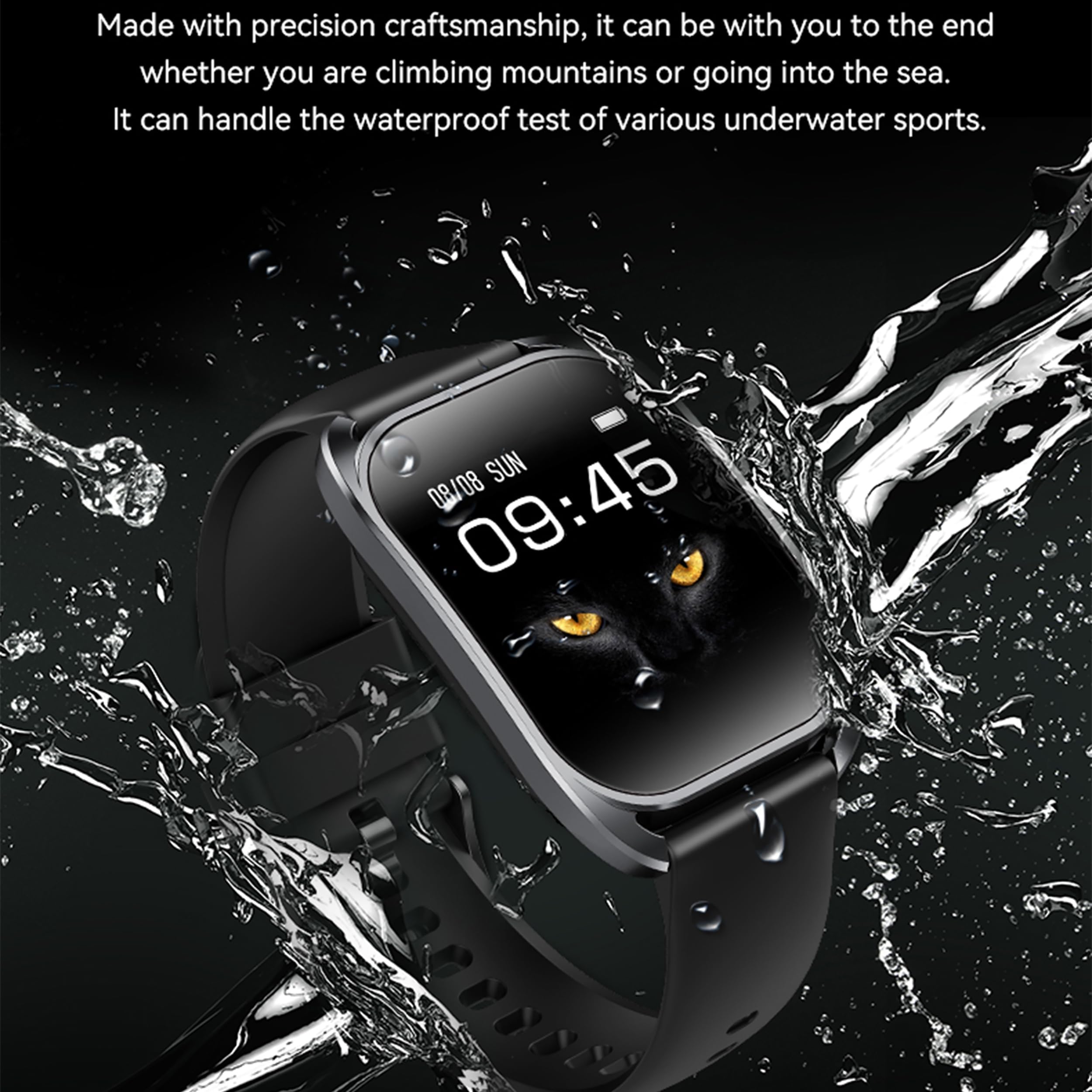 2,01" AMOLED Montre Connectée Homme Femme avec Appel Bluetooth, Smartwatch Compatible Samsung Huawei Xiaomi Android iOS Podometre GPS Partagé Montre 123 Sports Cardiofrequencemetre (Noir)