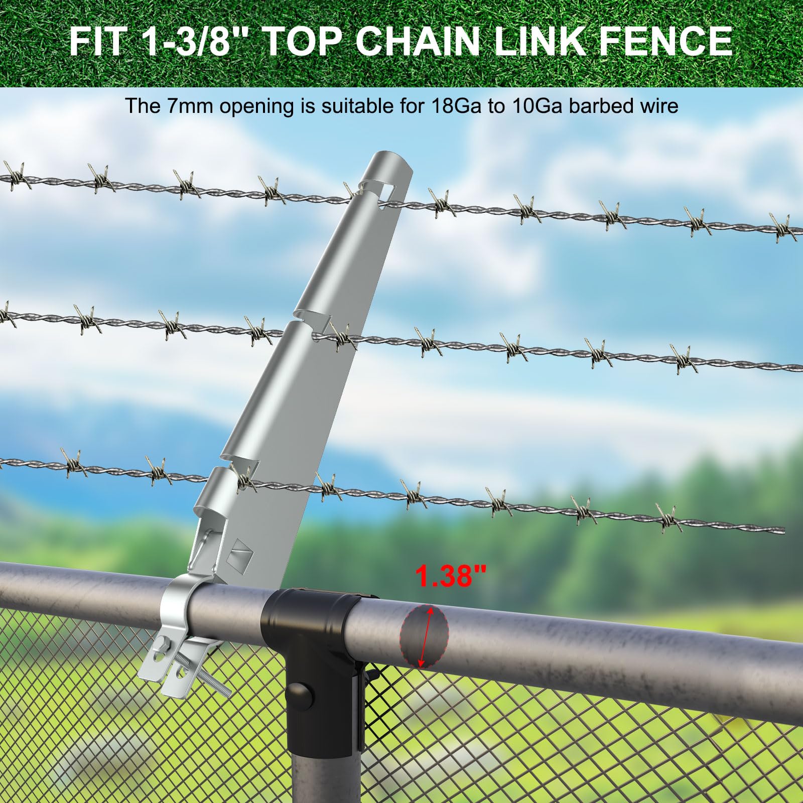 Chain Link Fence Height Extension