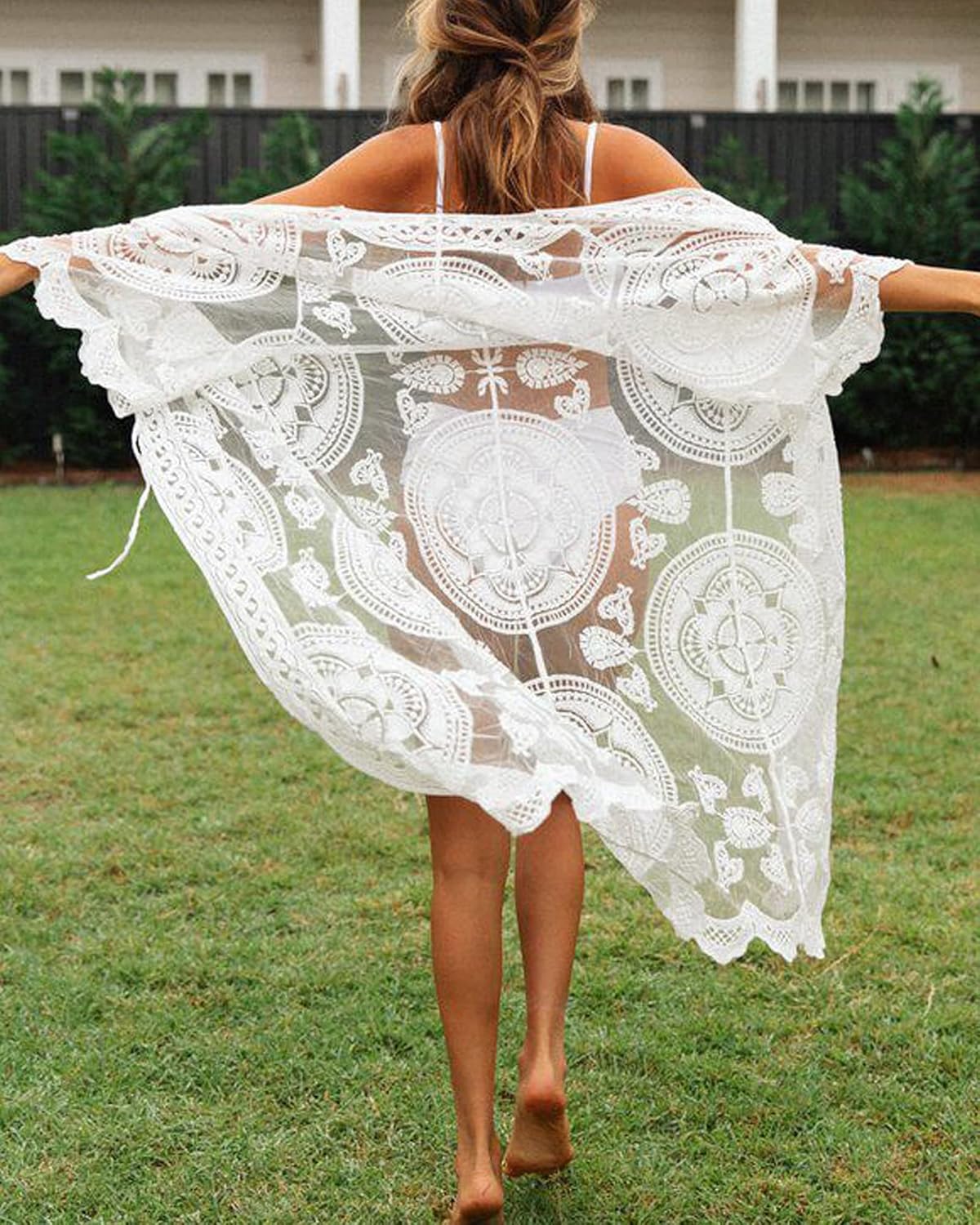 Lace Swimsuit Cover Up