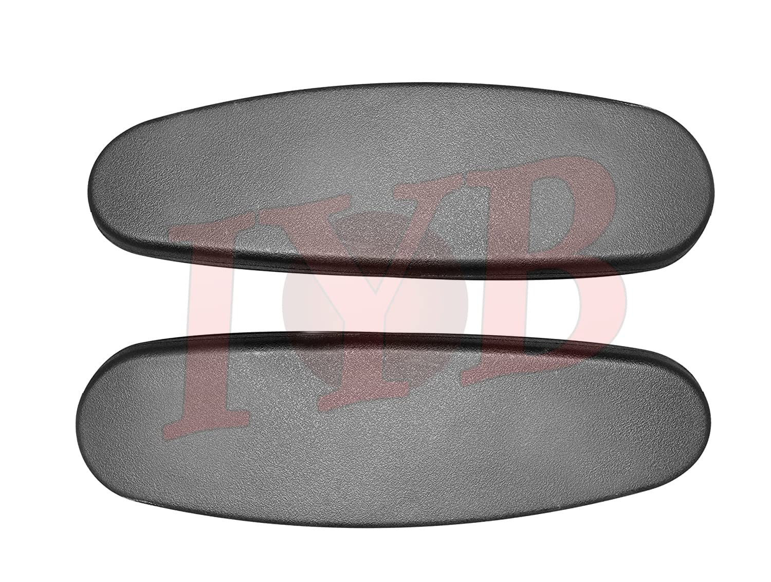 IYB-Office Chair Replacement Plastic Arm Pads, Chair Armrest Pads for Supporting Arms and Elbow (with 4 Free Screws)