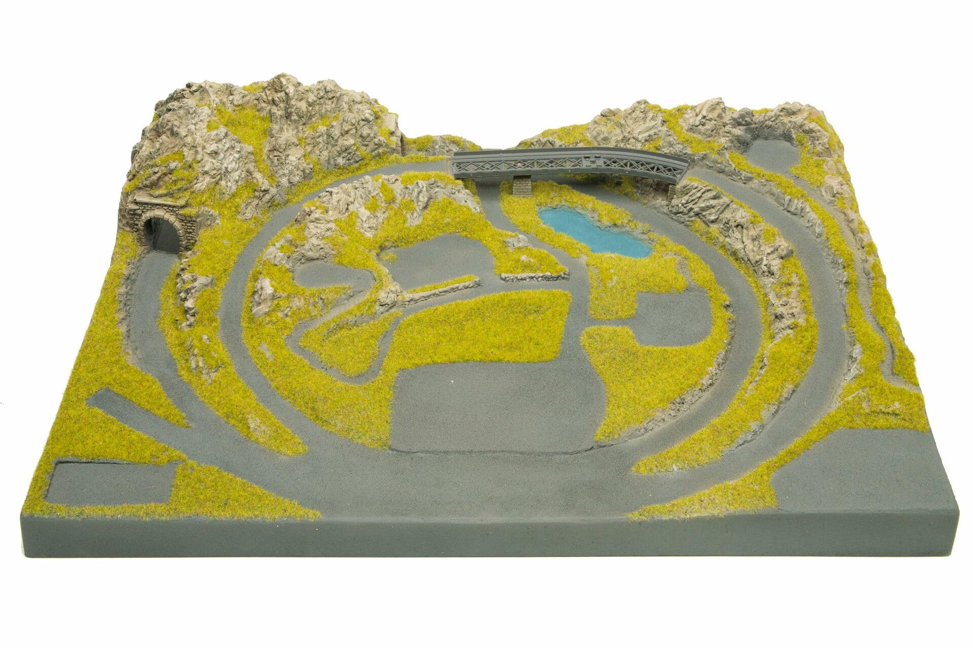 NOCH 87010 Serfaus Layout, Coloured, Model Train Layout Z Gauge, Bridge, Track Plan, Teen, Young Adult