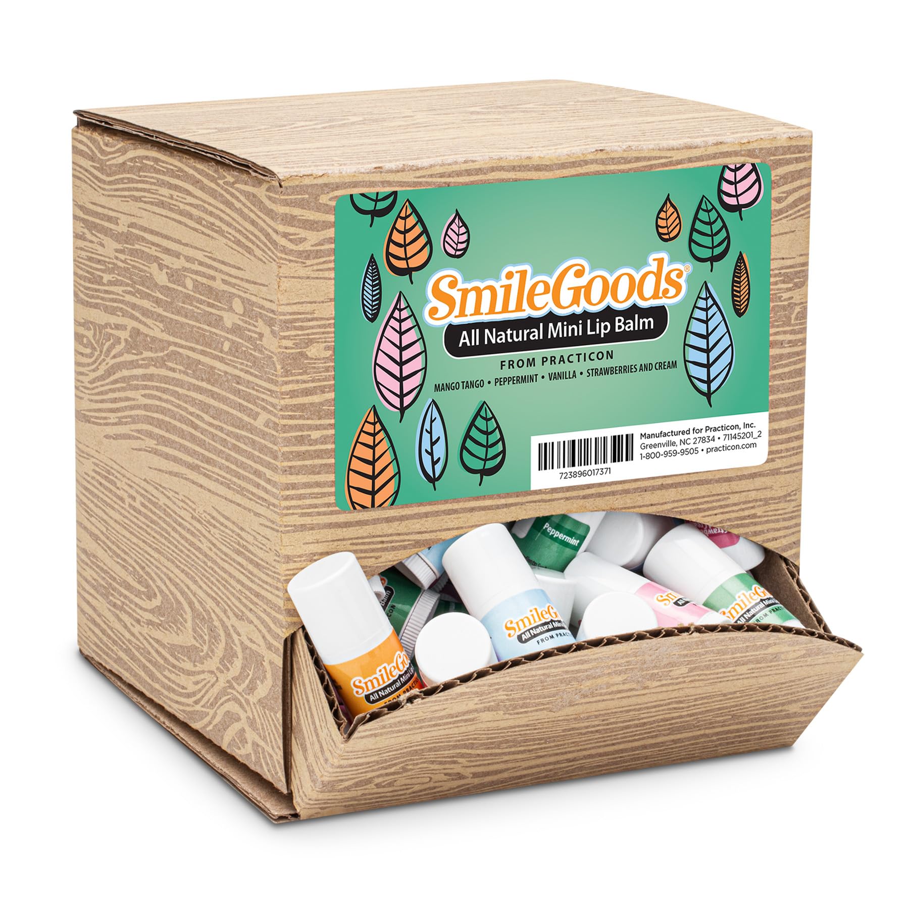 Amazon.com : SmileGoods All Natural Mini Lip Balms with Dispenser