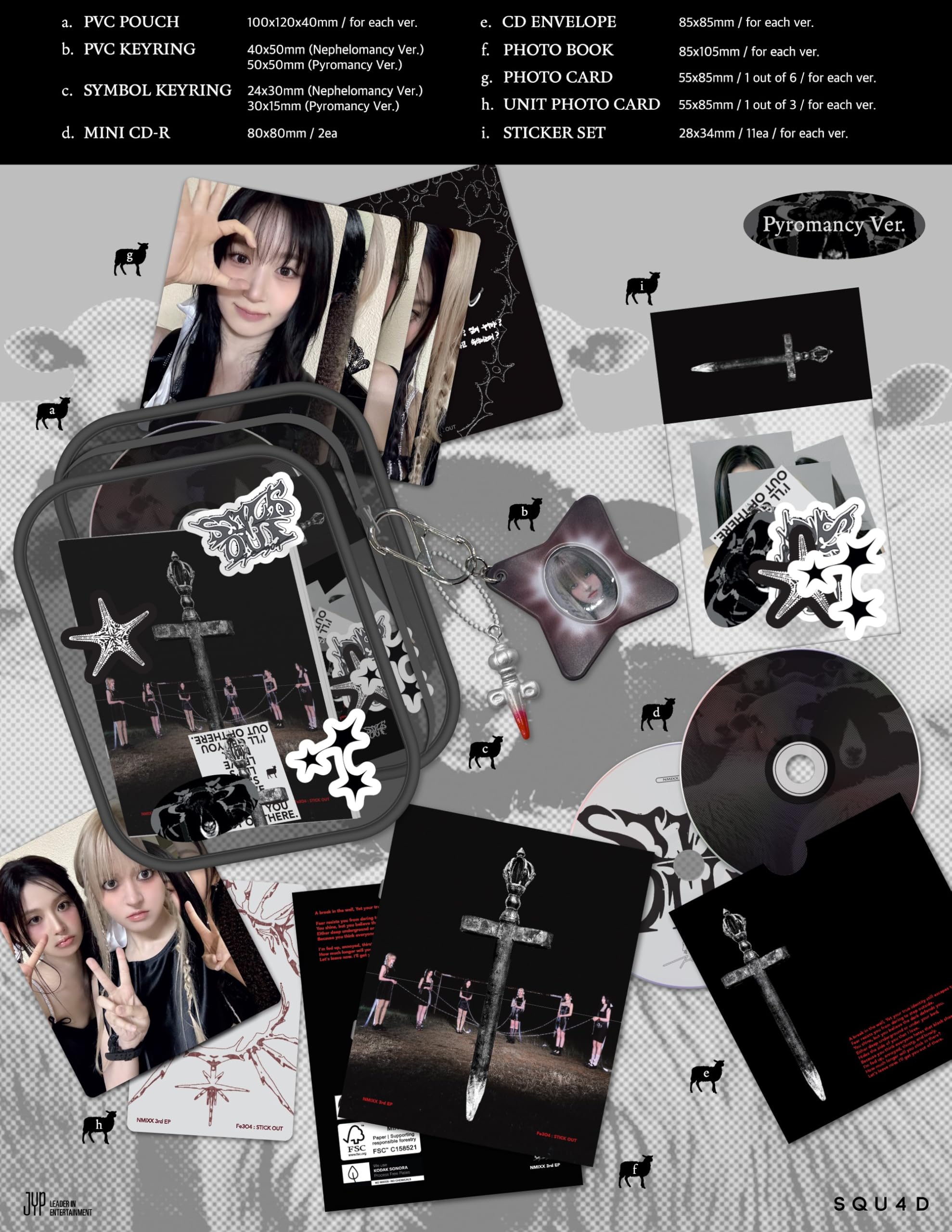 NMIXX ソリュン サイン入りチェキ サイン入りポラロイド NMIXX