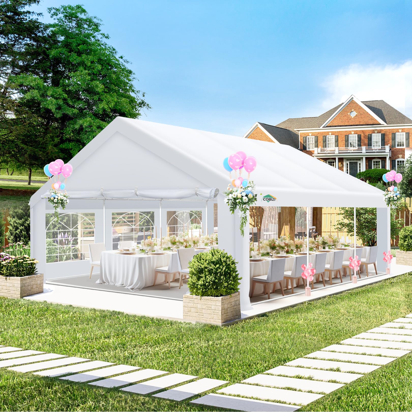 COBIZI 20x20 Party Tent Heavy Duty