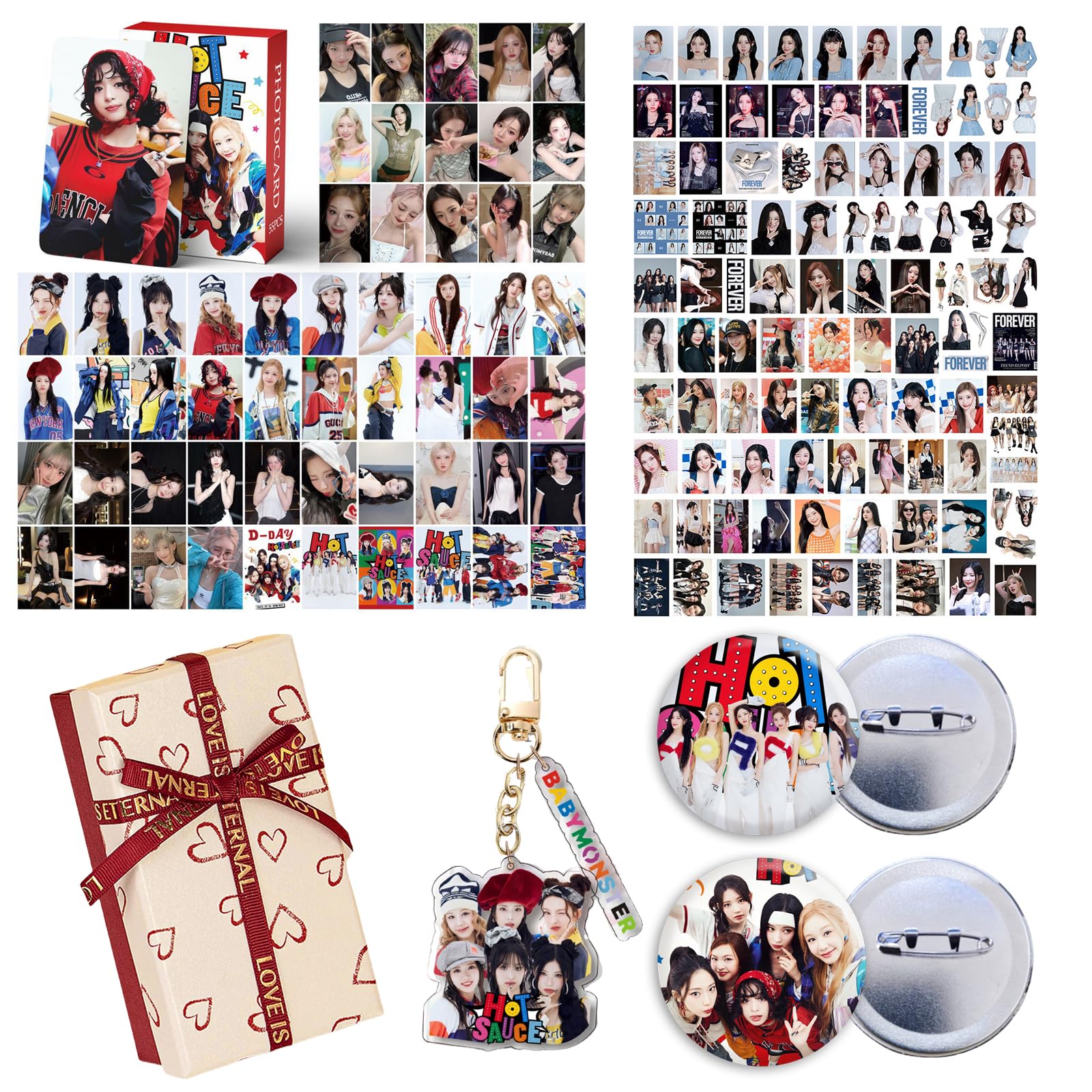 Amazon.com: Yuto Gift Box set-55pcs Album HOT Sauce photocard 98