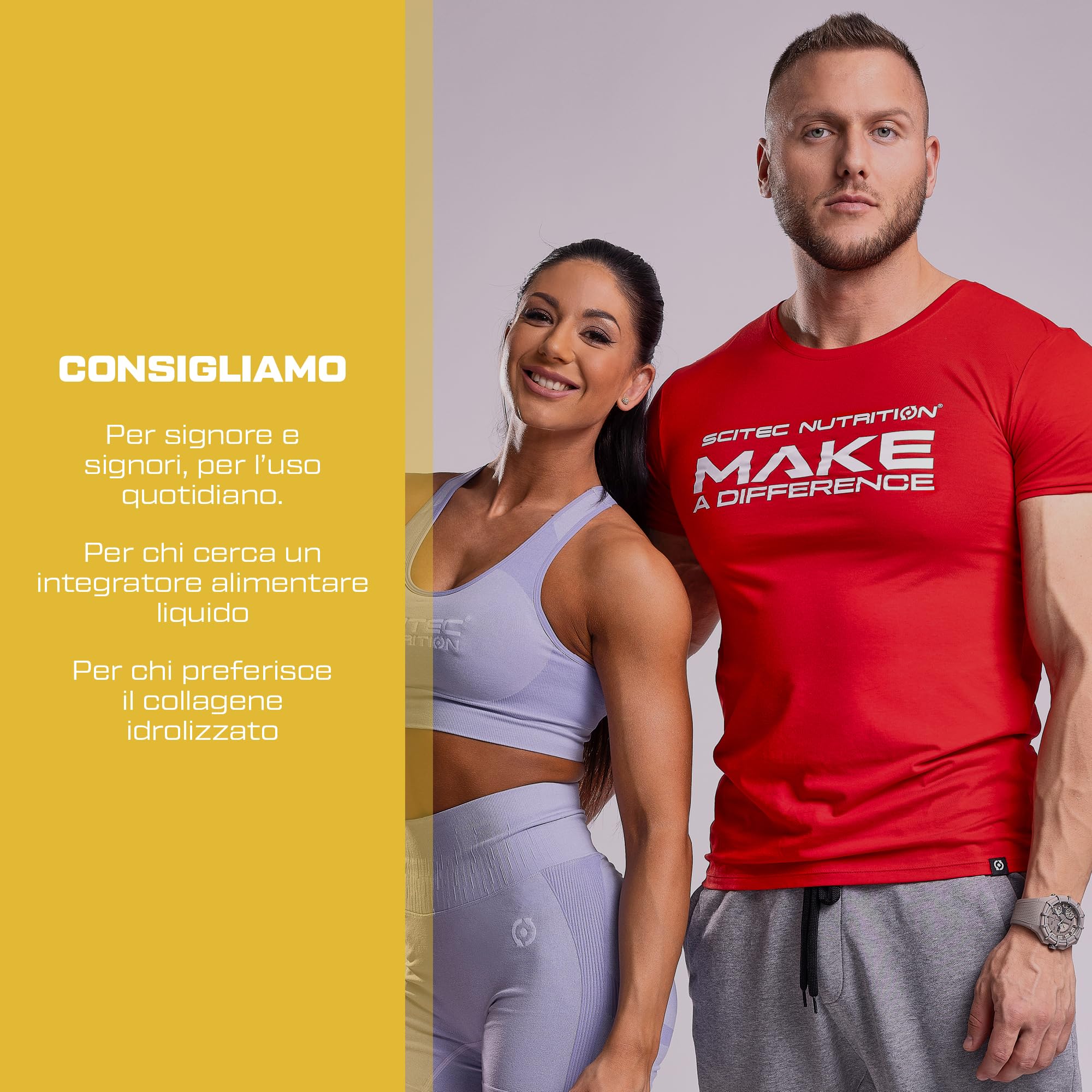 Scitec Nutrition Collagen Liquid - 10.000 mg di collagene idrolizzato e vitamina B6-40 porzioni - Supporta il metabolismo proteico, 1000 ml, Frutta di bosco