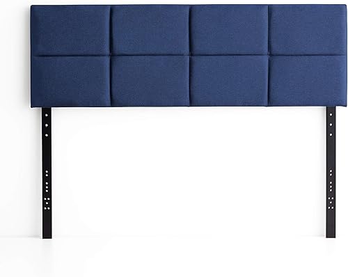 Miniatura 31 de LUCID - Cabecera tapizada de altura media, capitoné de diamantes, acolchado poliéster, altura ajustable 34 a 46 in, fácil montaje compatible