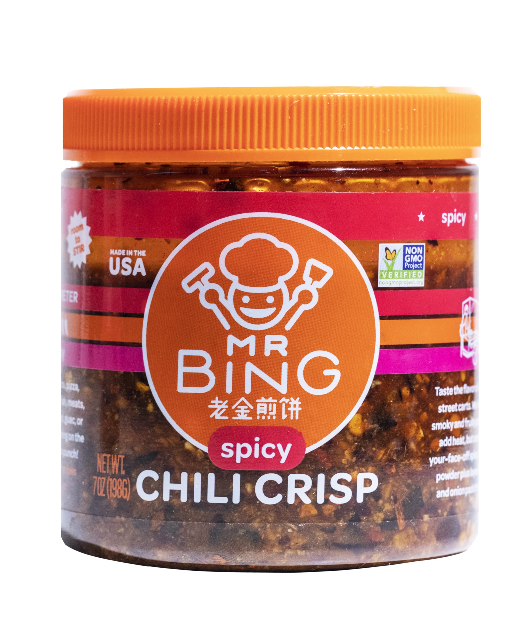 Buy Mr. Bing Chili Crisp Spicy Delicious, Flavorful & Crunchy Chili